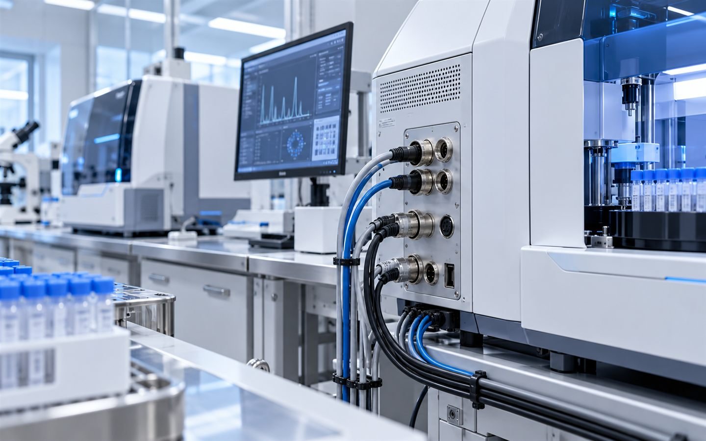 Medical equipment connector application