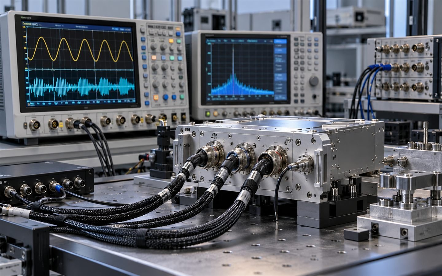 Test and measurement connector application