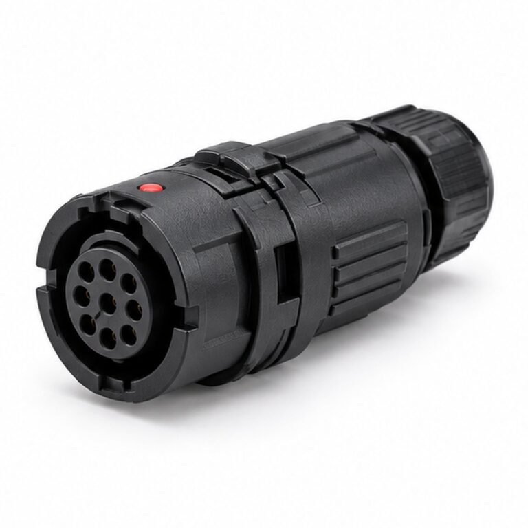 0P-PAG Straight Plastic Push-Pull Plug with Collet