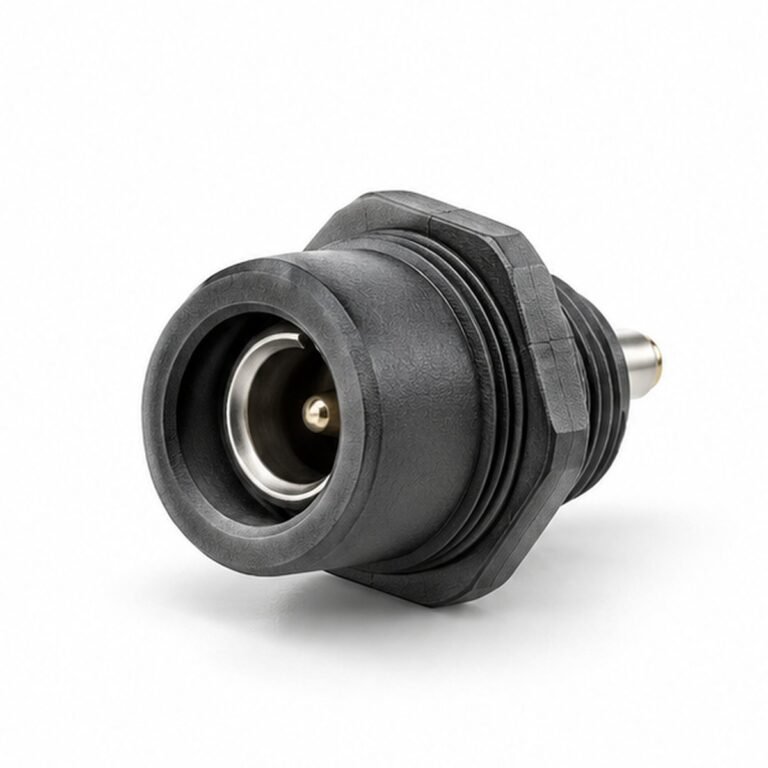 1P-PKG Coaxial Fixed Plastic Receptacle