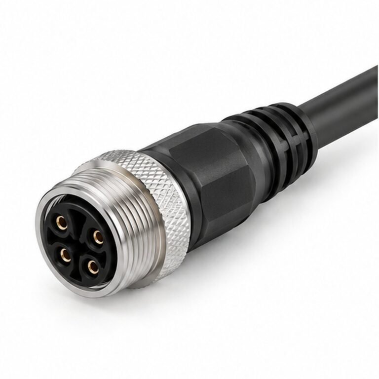 7/8-Inch Female Straight Cable Connector