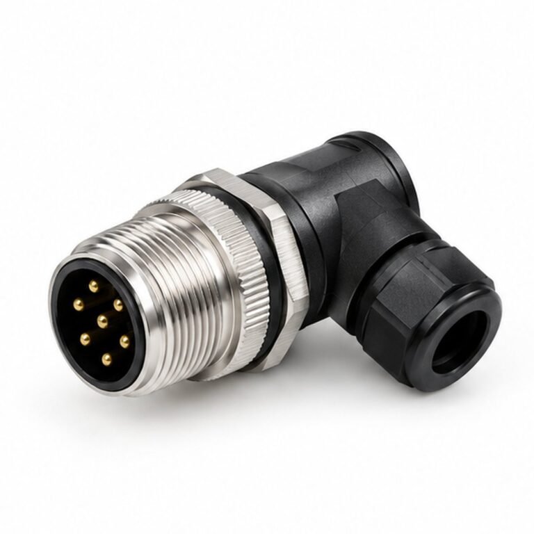 7/8-Inch Male Front-Mount Panel Receptacle