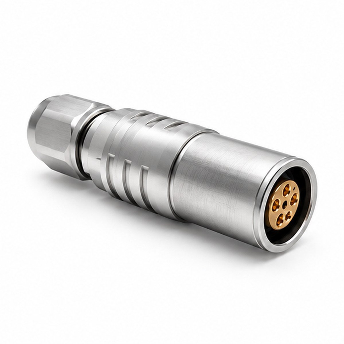 B-DHG Floating Cable Receptacle with Nut or Collet product view 1