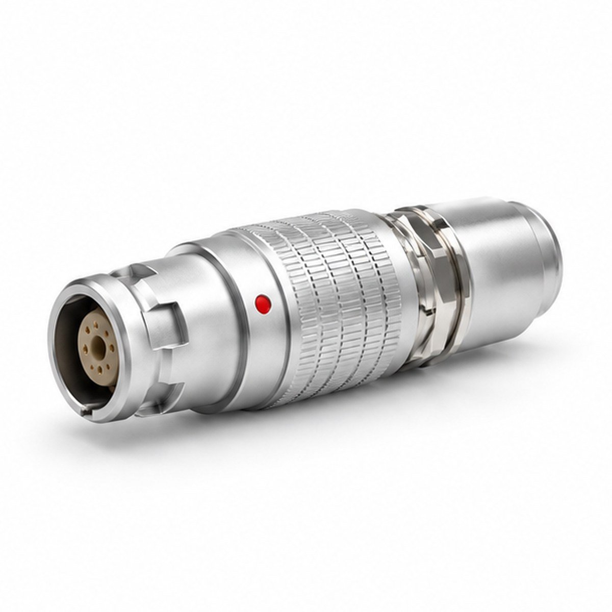 B-TGG Straight Push-Pull Plug with Collet Backshell product view 1