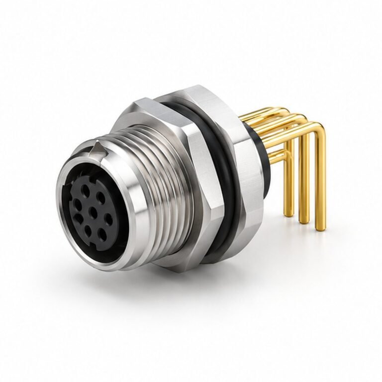 F-ZCG External Fixed Long-Pin IP68 PCB Receptacle