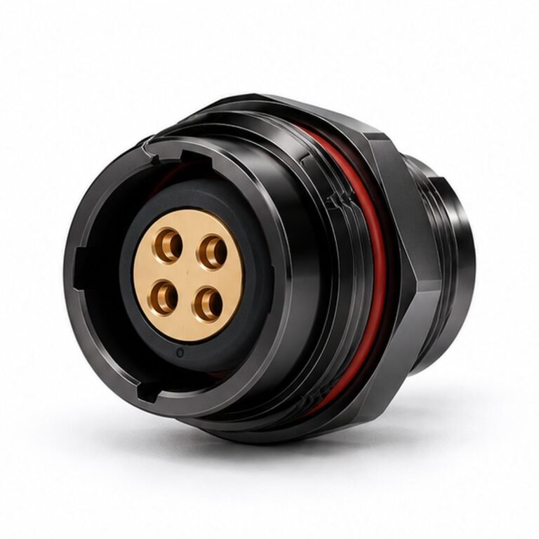 F-ZLG External Fixed Short Black-Chrome Receptacle