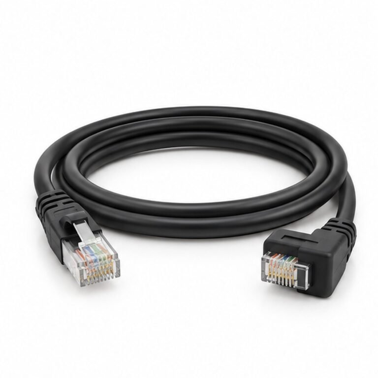 Horizontal-Locking RJ45 High-Flex GigE Cable