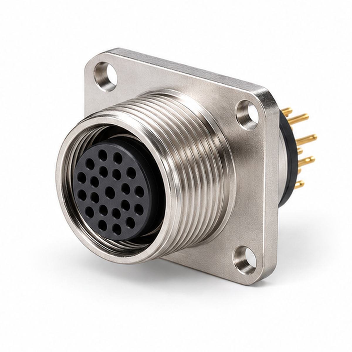 M16 Rear-Mount Female Panel Receptacle product view 1