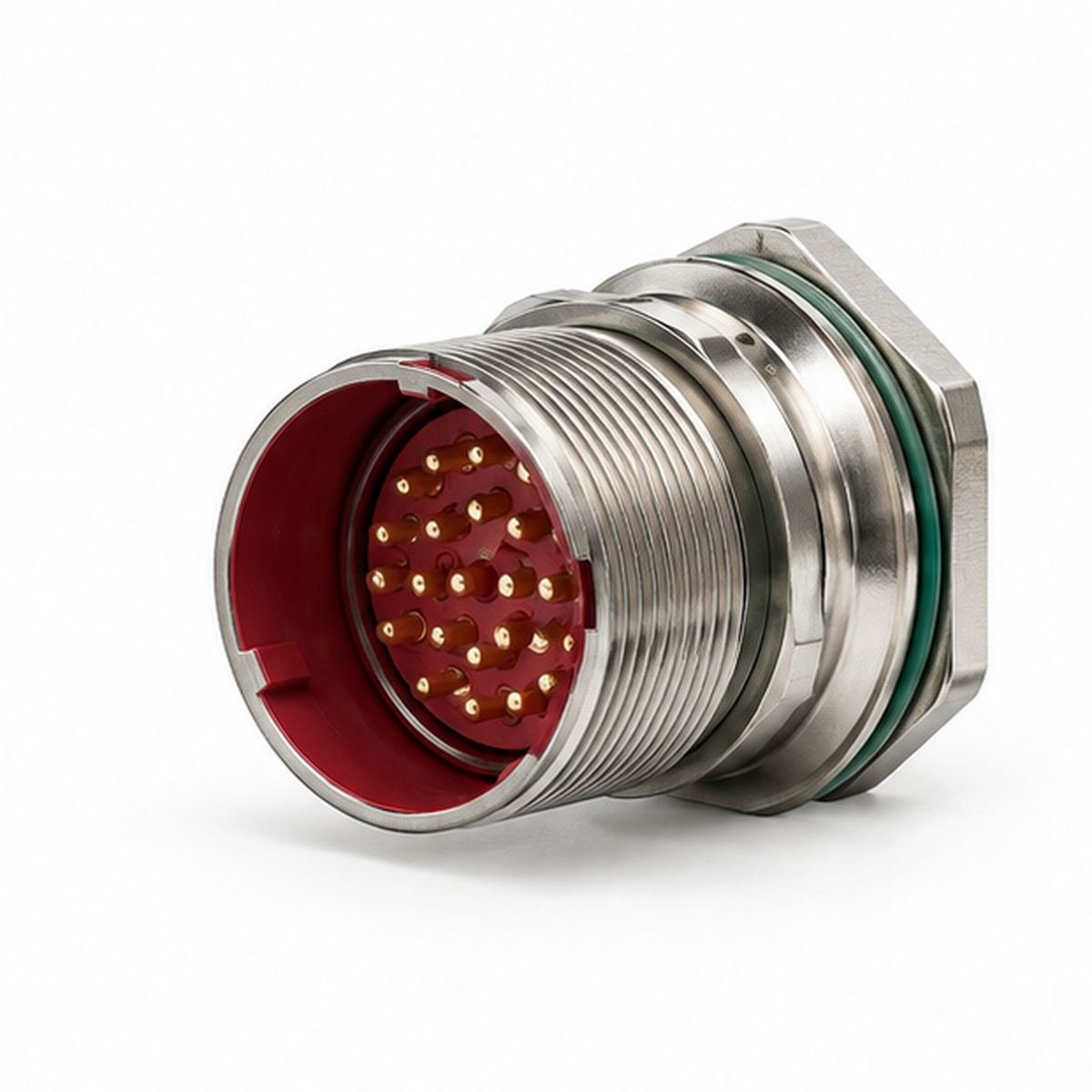 M23 Signal Panel Receptacle Male or Female product view 1