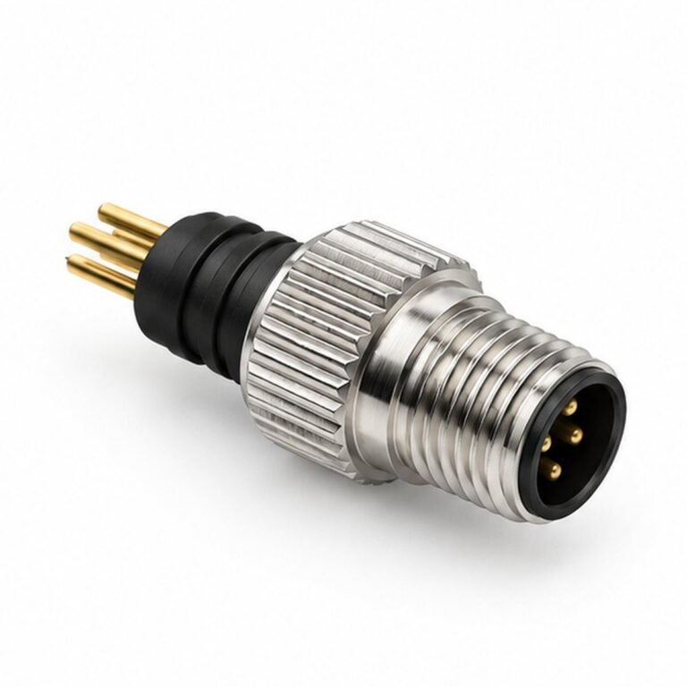 M5 Molded Male Cable Connector