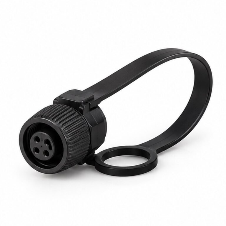 M8 Molded Female Cable Connector Straight or Right-Angle