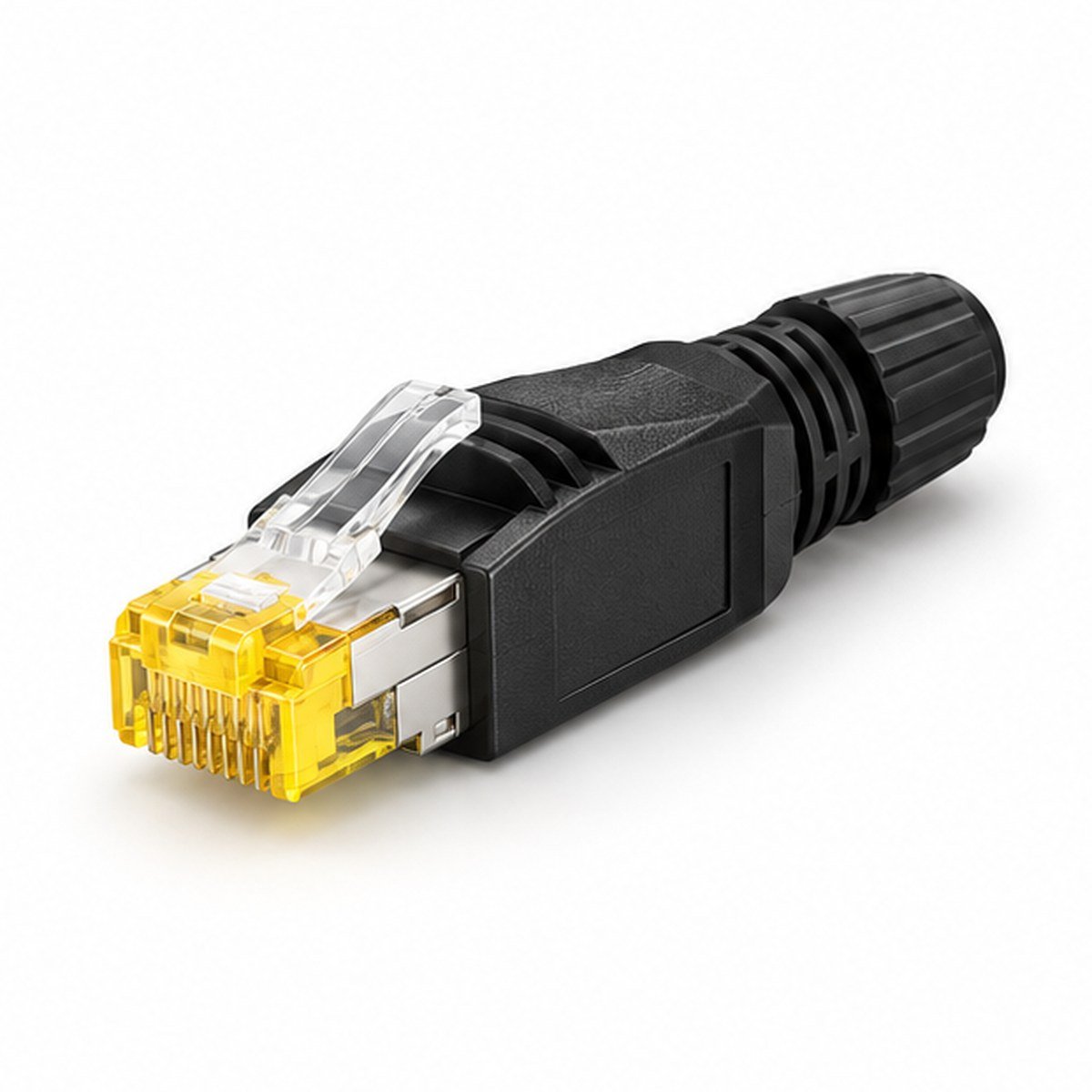 RJ45 Molded Flat Industrial Ethernet Plug product view 1