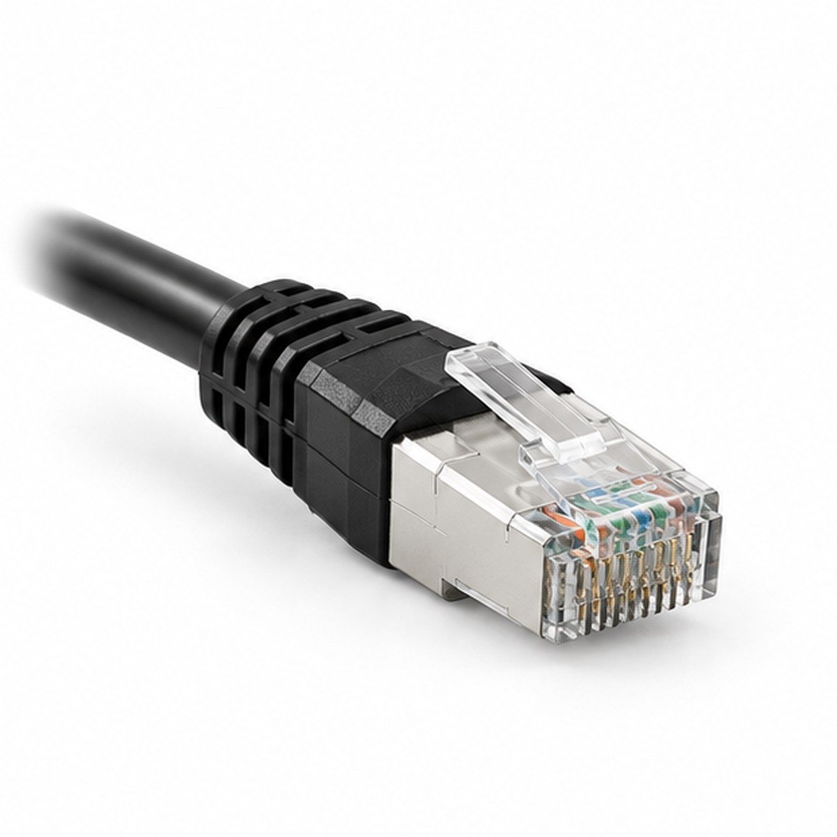 RJ45 Molded Straight Industrial Ethernet Plug product view 1
