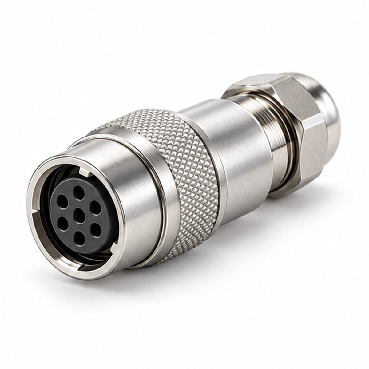 S-DCA Floating Multipole Receptacle with Nut or Collet product view 1