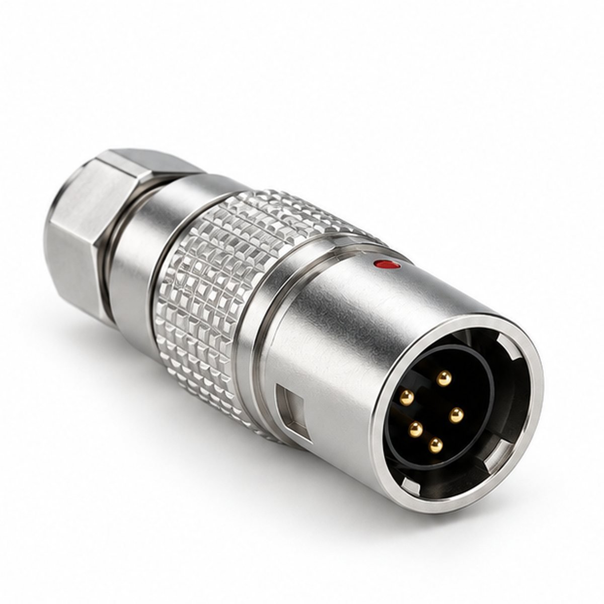 S-TFA Straight Multipole Push-Pull Plug with Nut or Collet product view 1