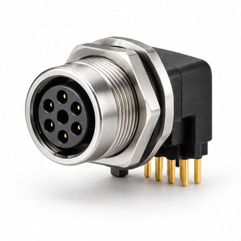 S-ZPL 90-Degree Multipole PCB Receptacle