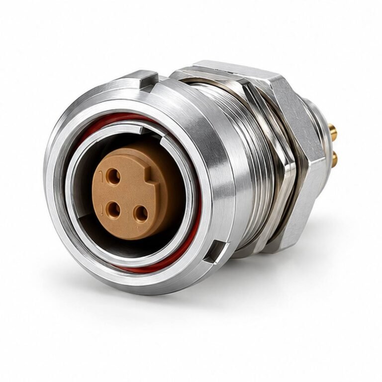 S-ZRD Double-Nut Fixed Multipole Receptacle