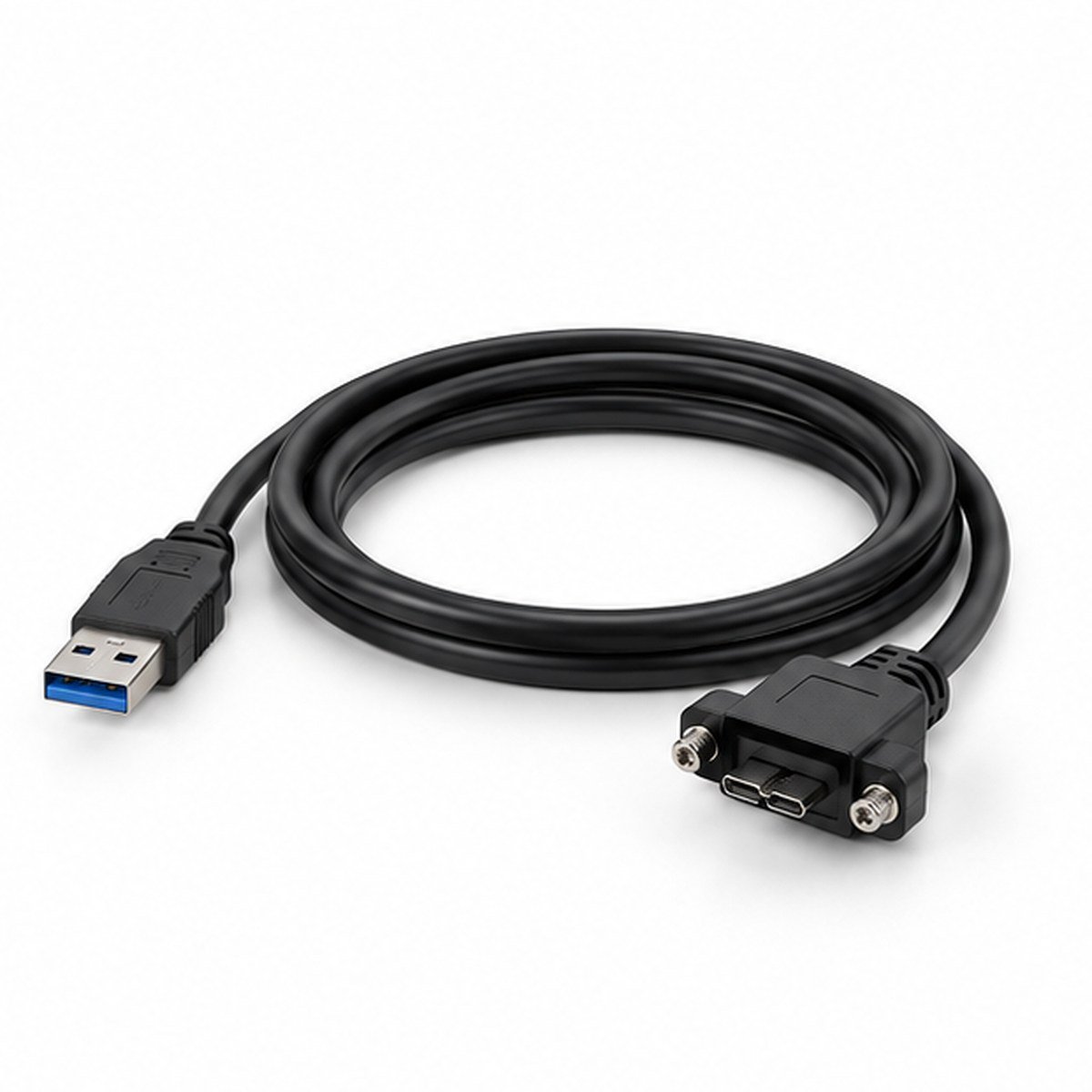 USB 3.0 Type-A to Panel-Mount Micro-B Cable product view 1